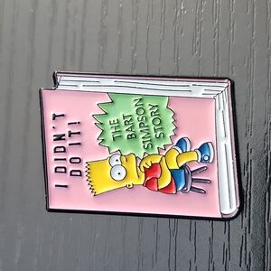 The Simpsons Bart Simpson Inspired Enamel Pin